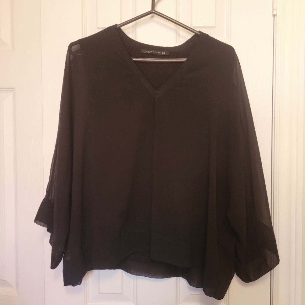Zara Black Blouse